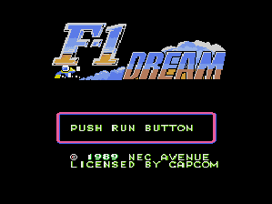 F-1 DREAM screenshot 3 for PC Engine